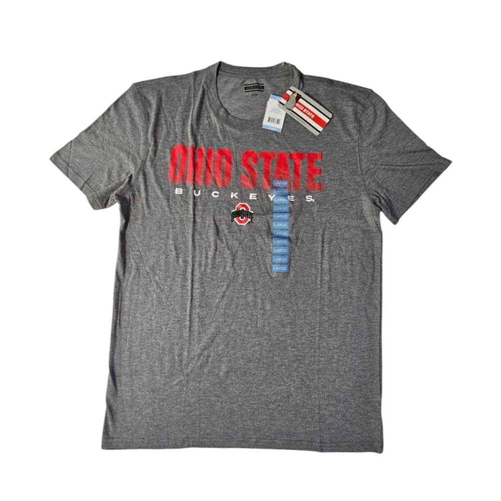 Ohio State Buckeyes Heritage Gray Short Sleeve T Shirt Men's Size Large NWT